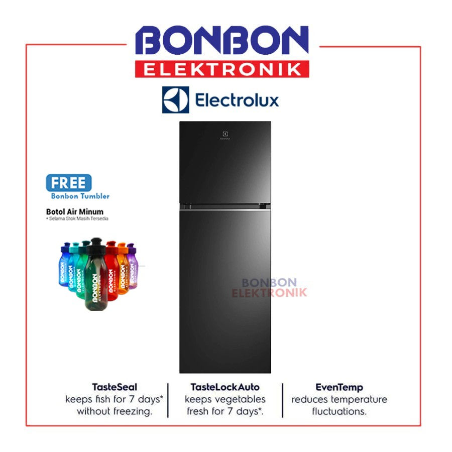 Electrolux Kulkas 2 Pintu ETB3700K-H / ETB 3700K-H / ETB 3700K H