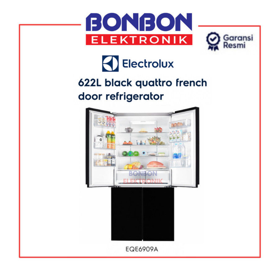 Thumbnail: Electrolux Kulkas Side By Side 4 Pintu EQE6909A-B / EQE 6909 A