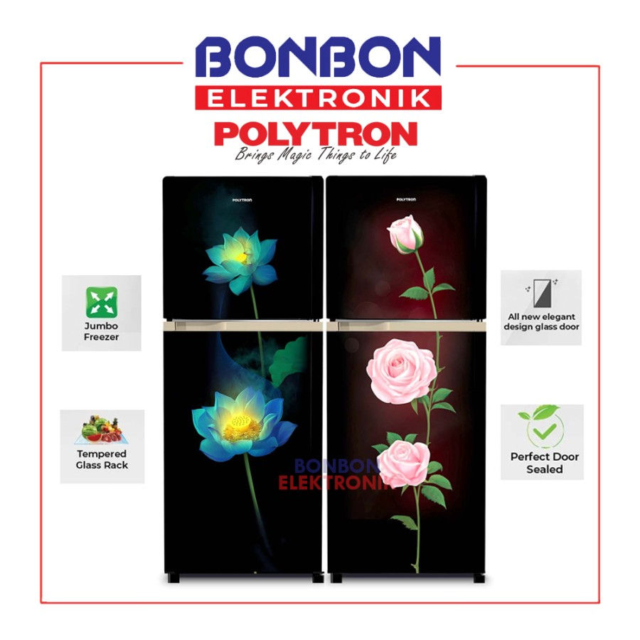 Polytron Kulkas 2 Pintu 240L PRM 28OLX / 28ORX Belleza 28 ORX
