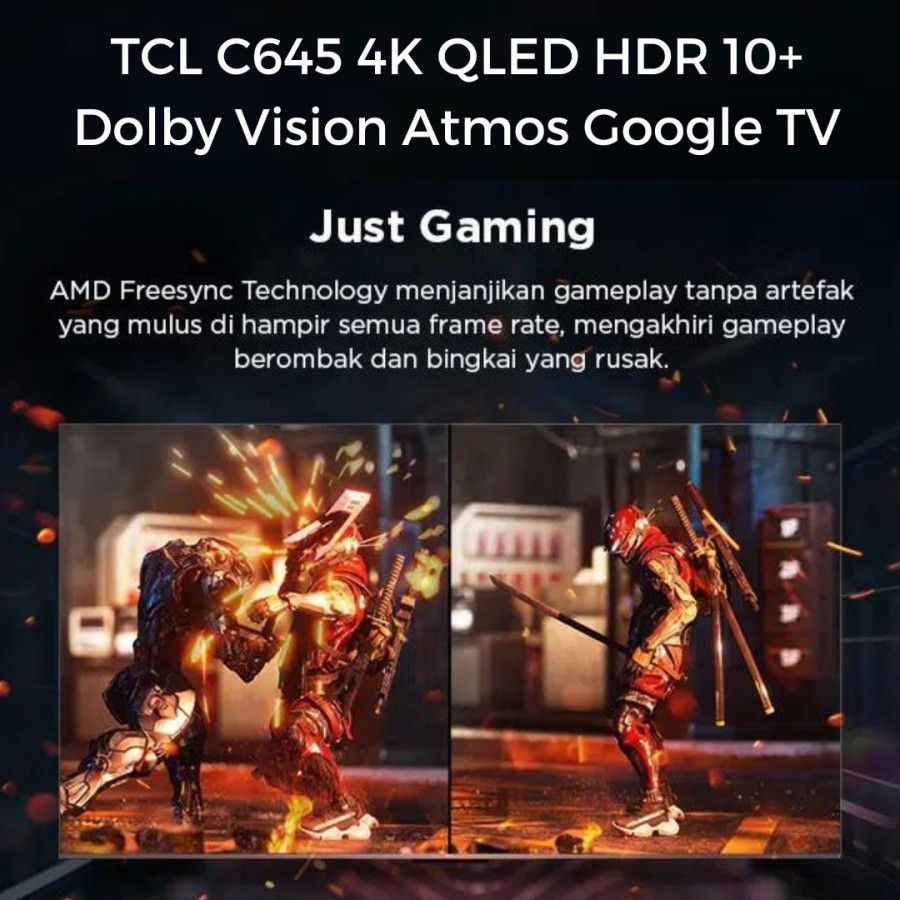 Thumbnail: CL LED TV 43 Inc 43C645 QLED 4K UHD Google C645 SMART TV HDR10+ DOLBY