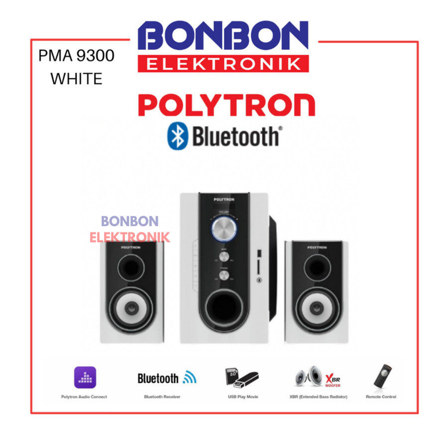 Thumbnail: Polytron PMA 9300 Speaker Bluetooth - Hitam
