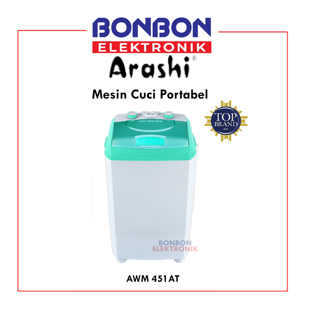Arashi Mesin Cuci Portable 4.5 kg AWM 451 AT / AWM451AT
