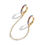 Thumbnail: Crystal Hoop Earrings