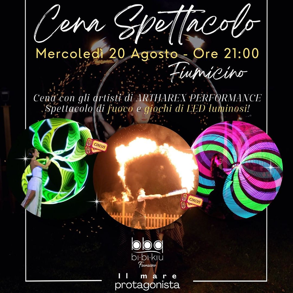 CENA SPETTACOLO - CIRCUS |💫DREAMLED & STARDUST🔥