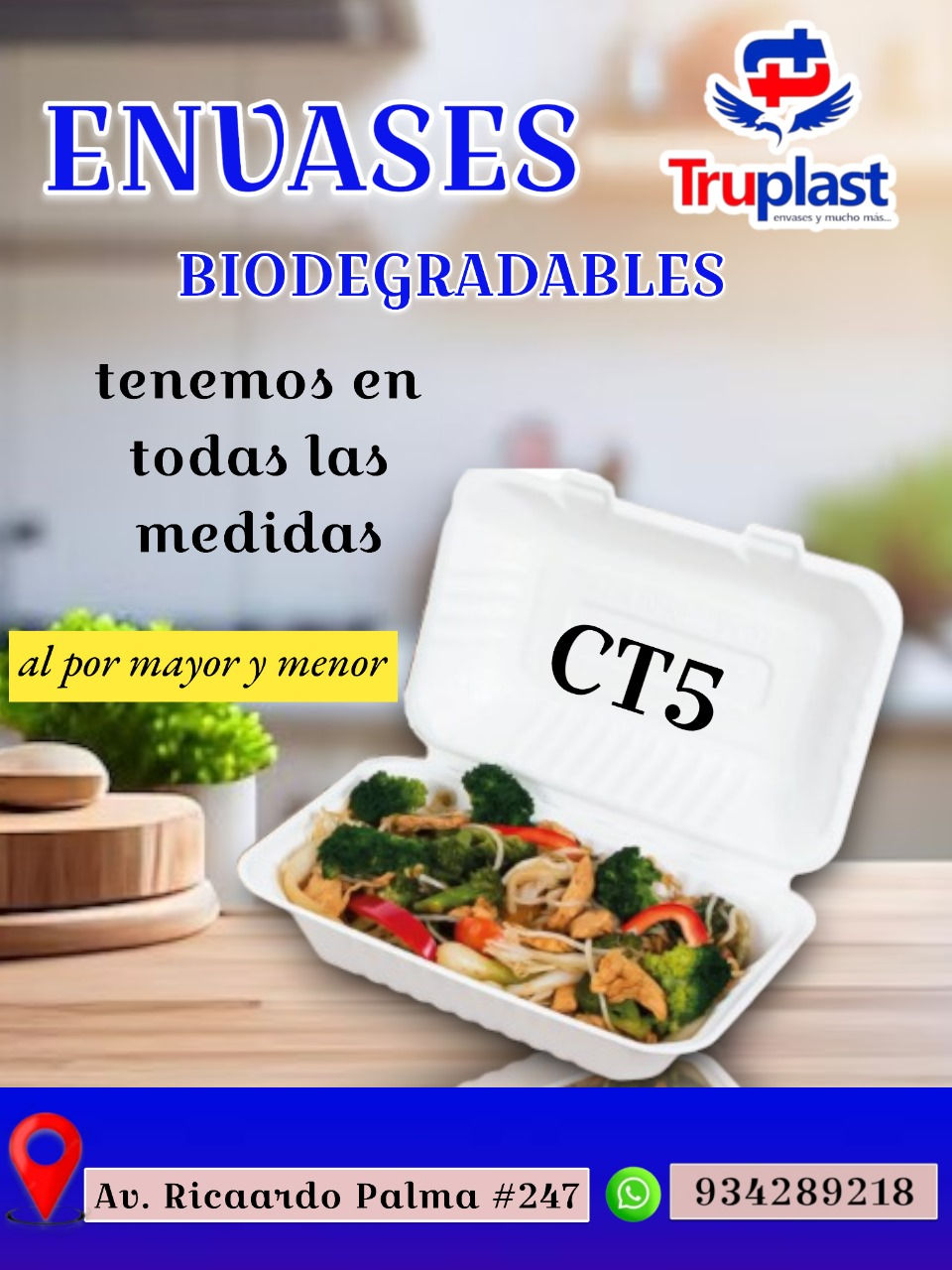 ENVASES BIODEGRADABLES CT5