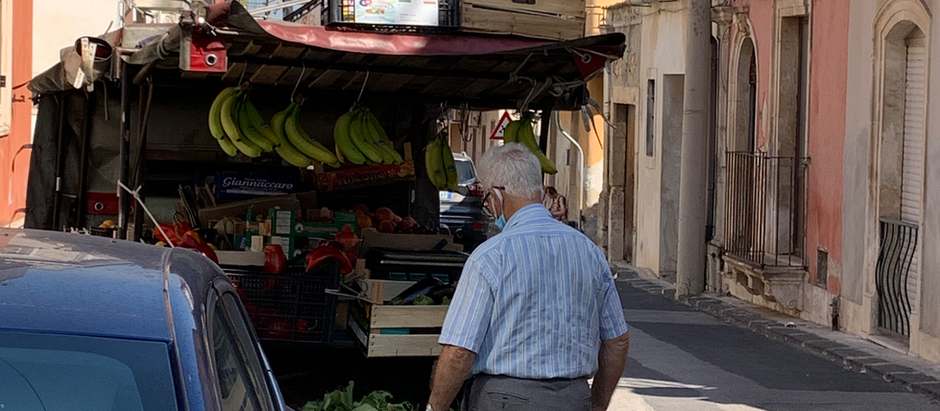 Morning Walk & Unexpected Produce Shopping