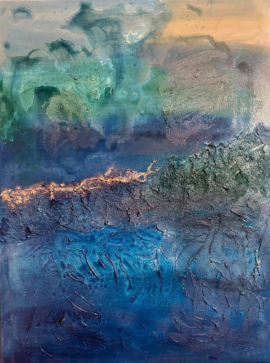 deep blue tiefes blau