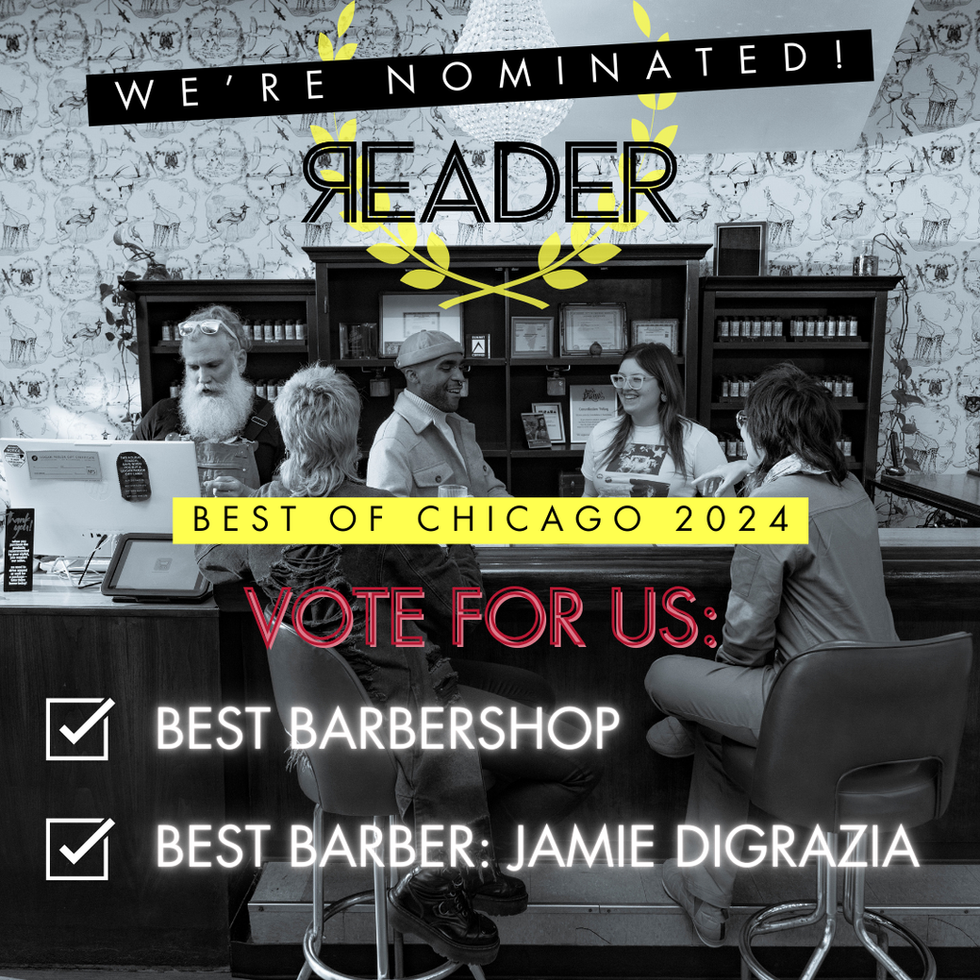 Chicago Reader Awards promotional social graphic