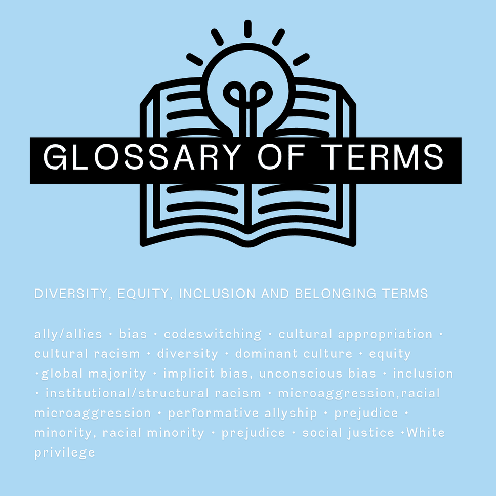 Glossary of Inclusive terms for hairstylists