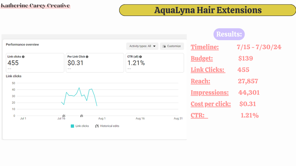Meta Ad Results