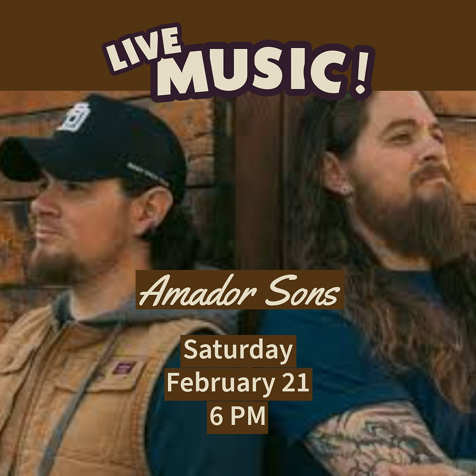 LIVE MUSIC: AMADOR SONS