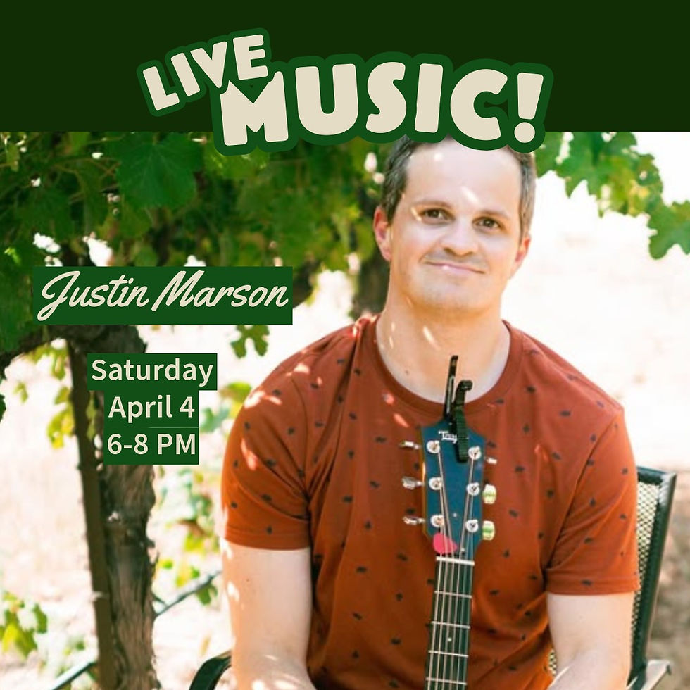 LIVE MUSIC: JUSTIN MARSON