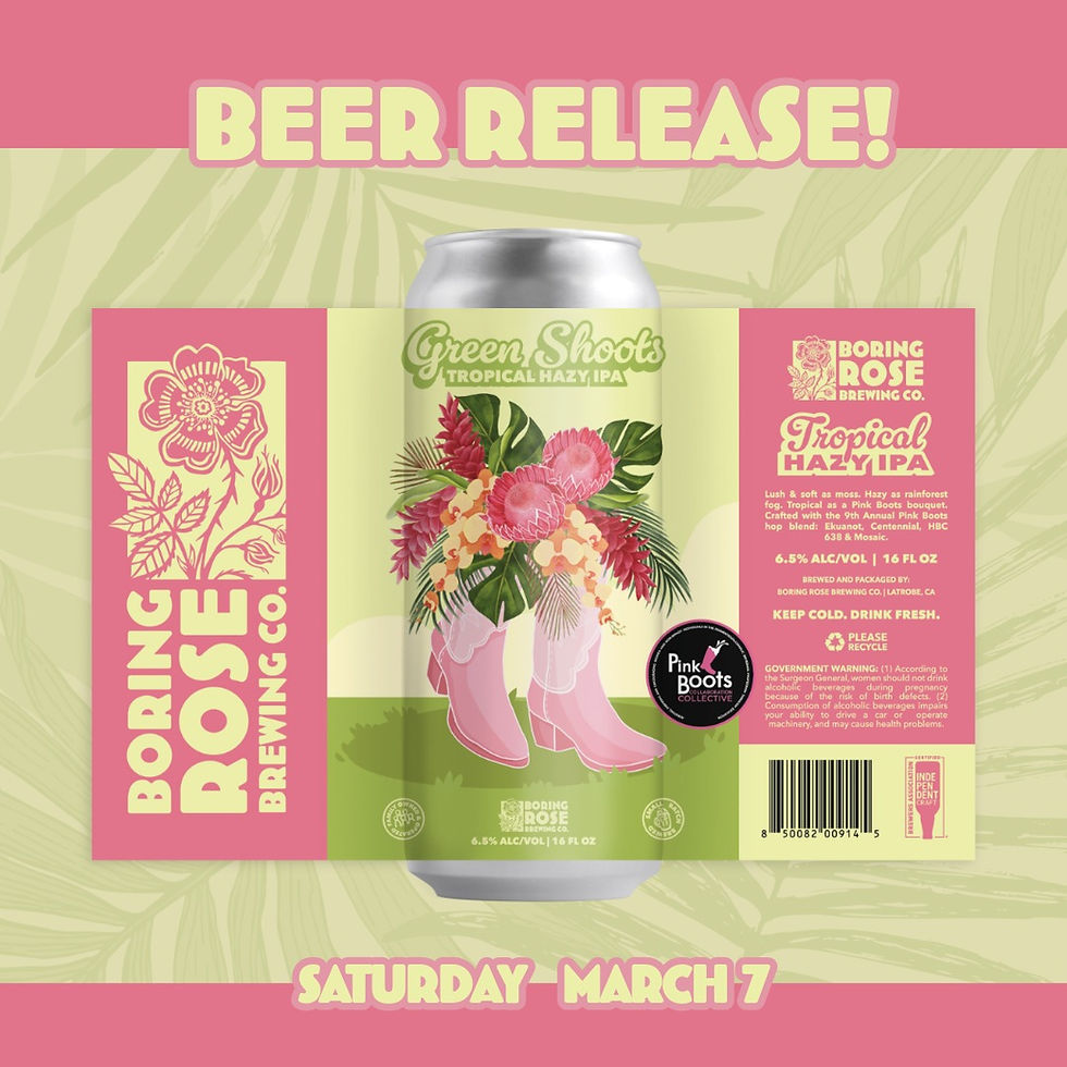 SPECIAL BEER RELEASE: GREEN SHOOTS TROPICAL HAZY IPA
