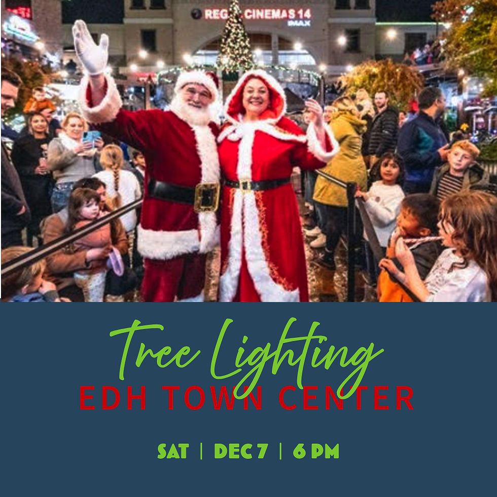 TREE LIGHTING: EDH TOWN CENTER