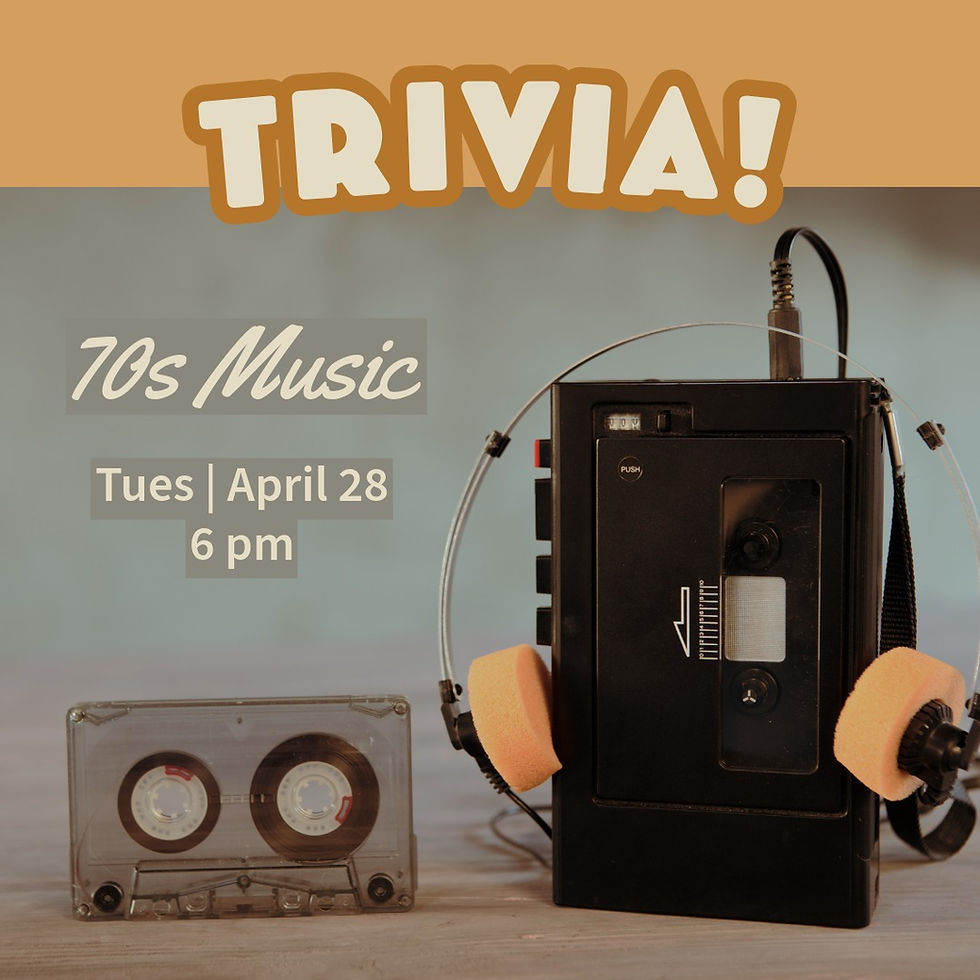 TRIVIA NIGHT: 70s MUSIC