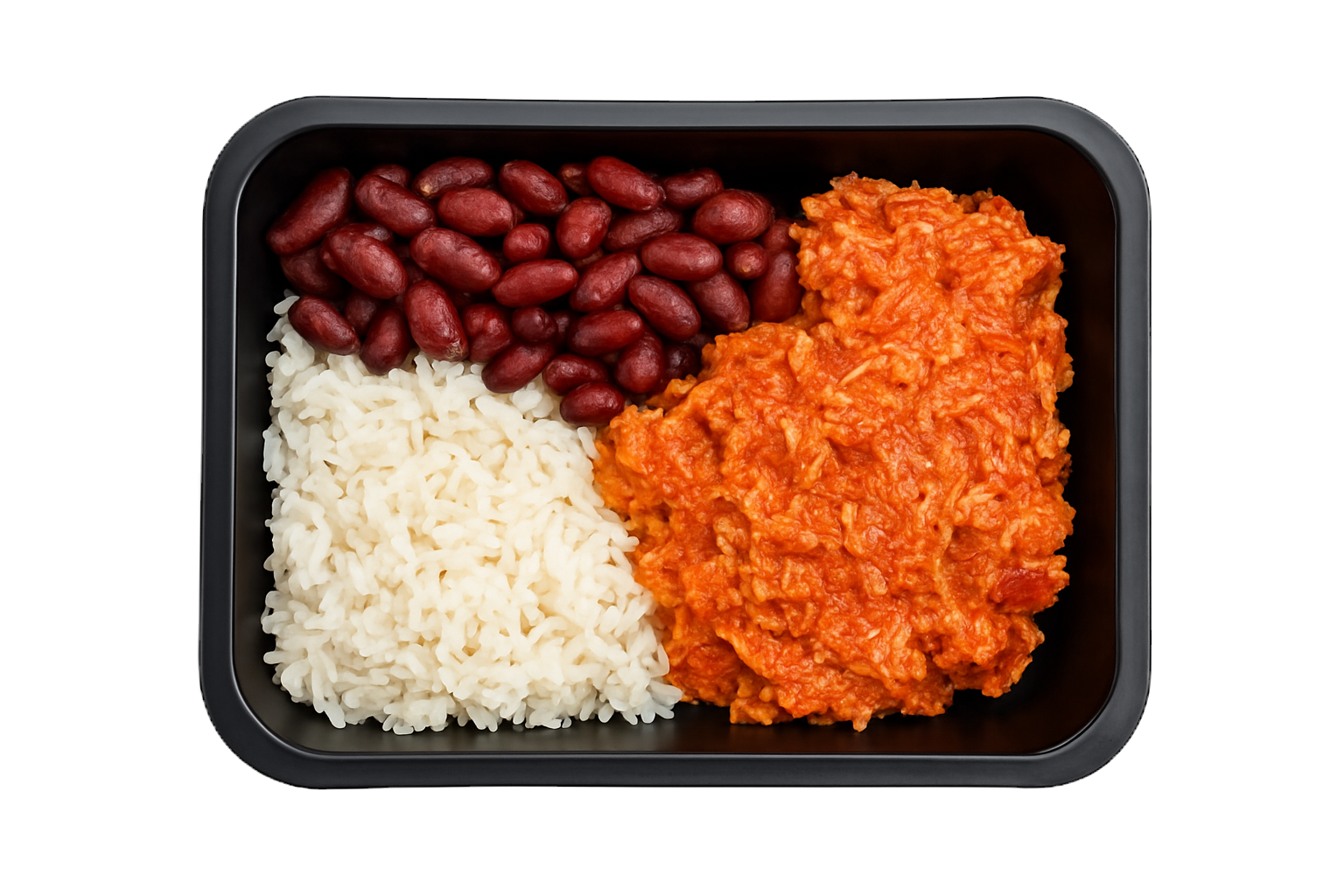 kipfilet met kidneybonen, rijst en kool