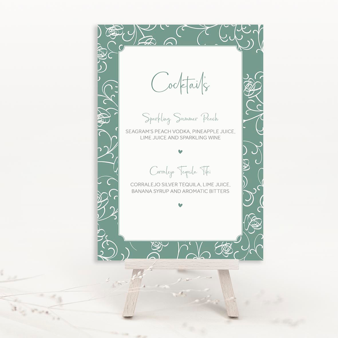 Sophia Drinks/Bar Sign