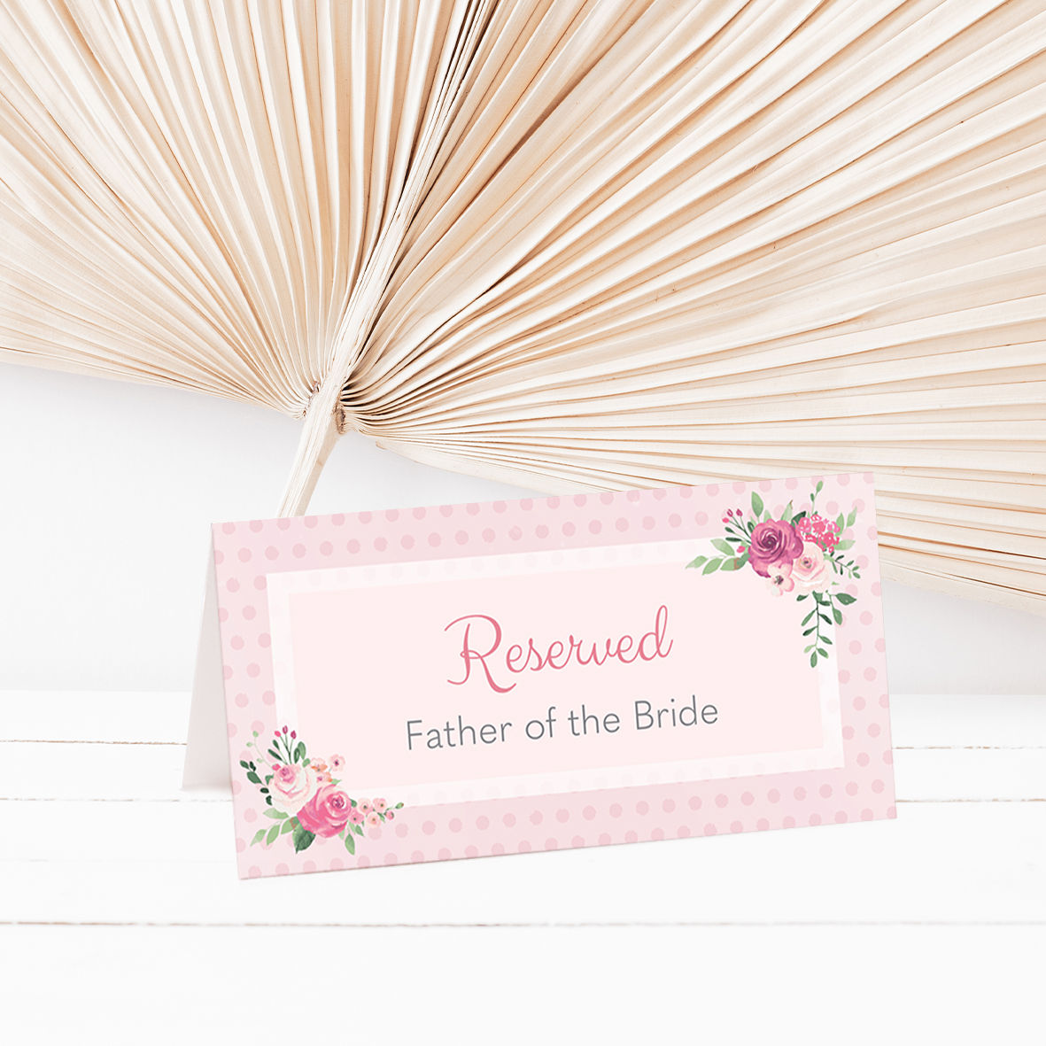 Dottie Reserved Seating Place Card