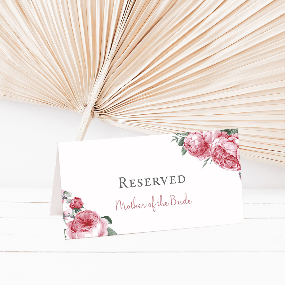Josephine Reserved Seating Place Card