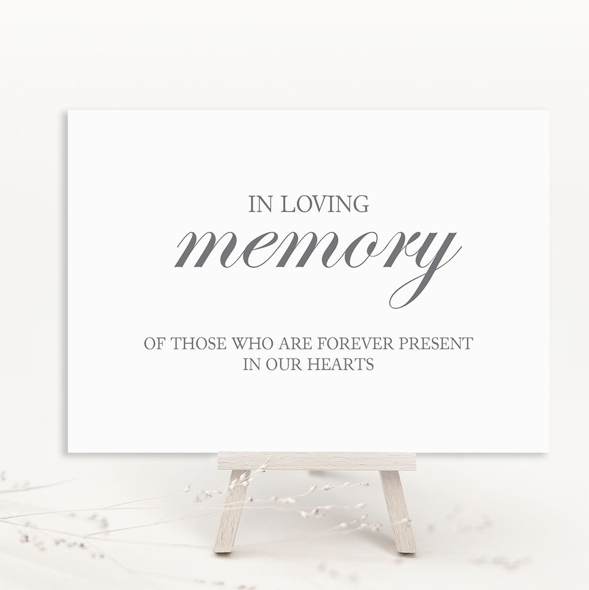 Emma In Memory Sign