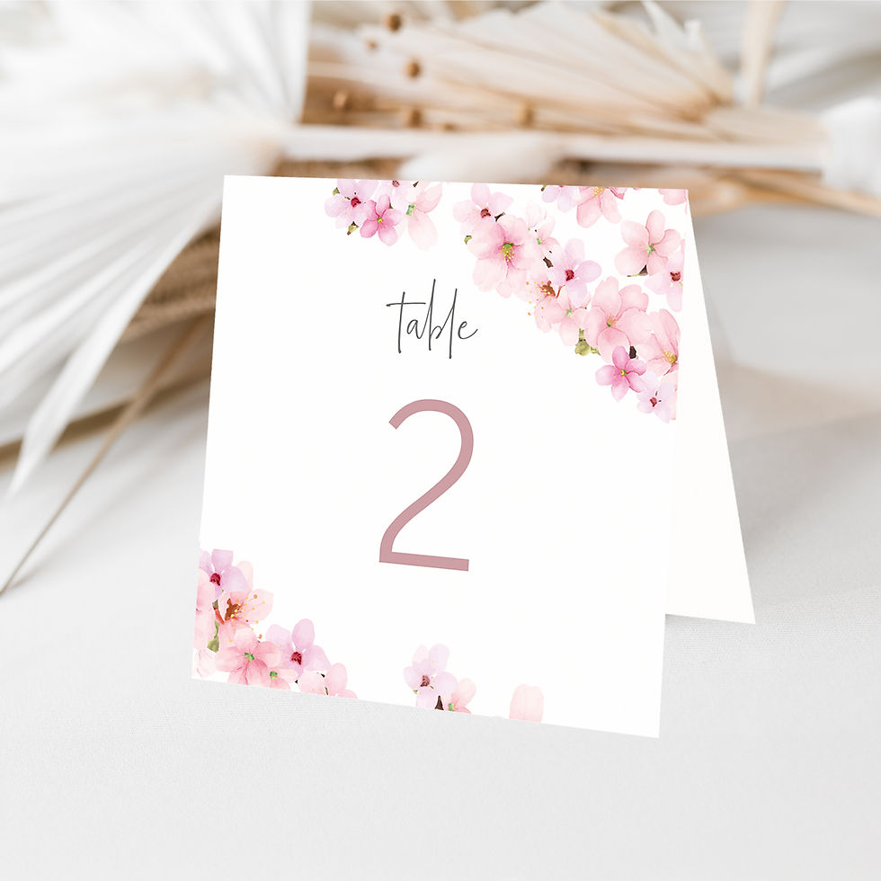 Thumbnail: Blossom Table Number
