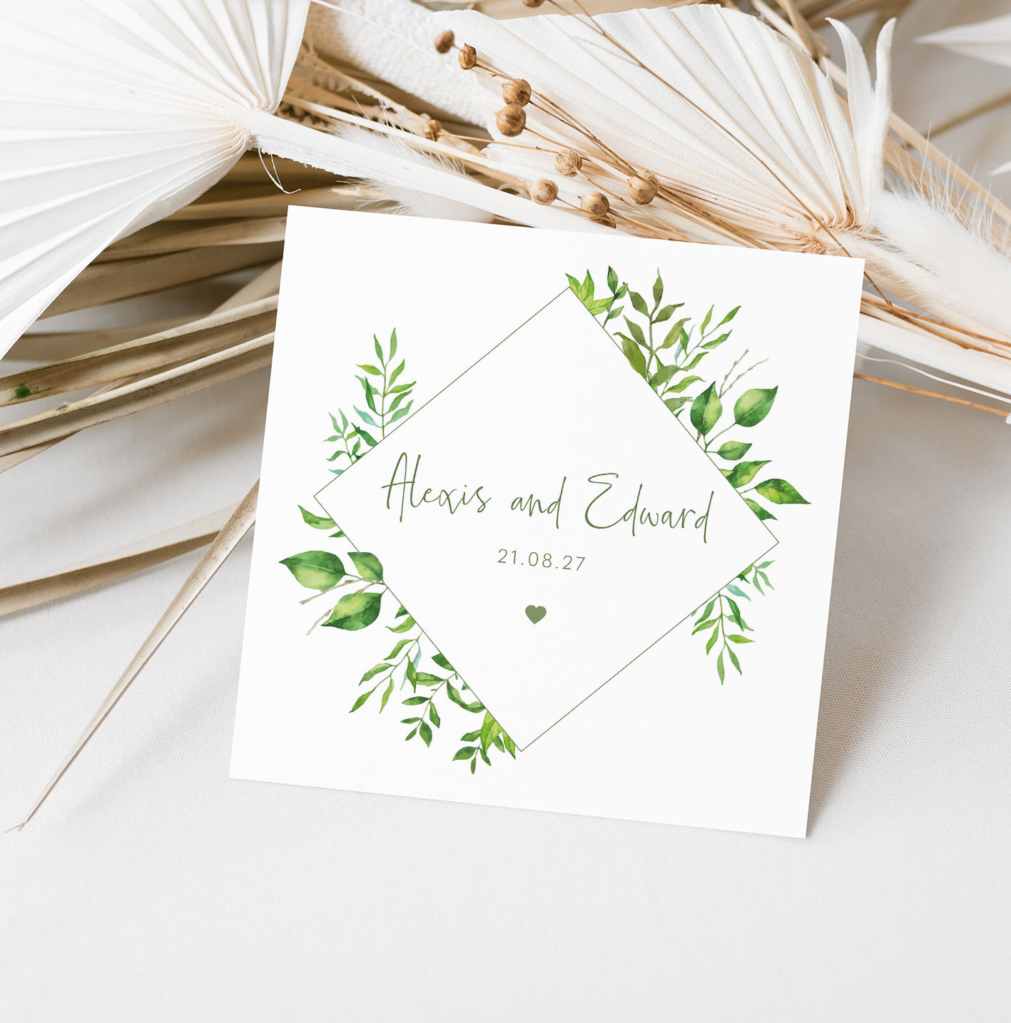 Oakley Folded Wedding Invitation