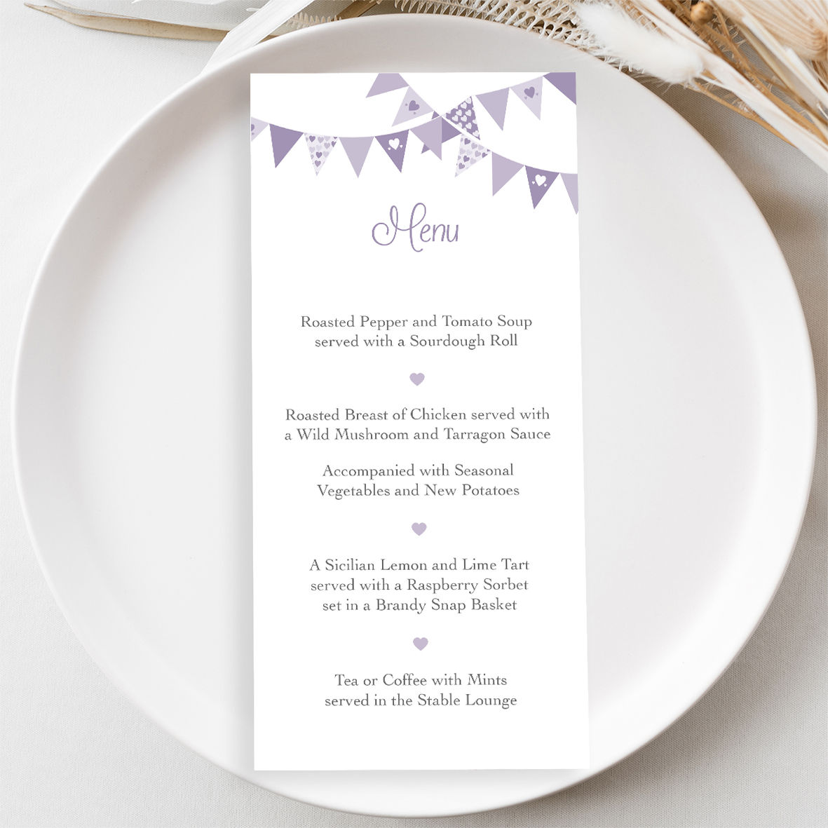 Ava Table Menu
