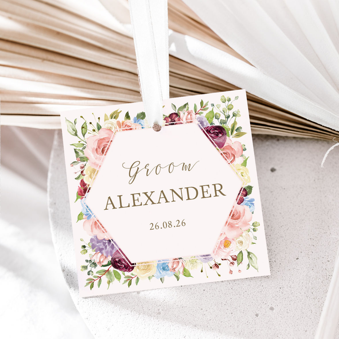Olivia Bridal Party Hanger Tag