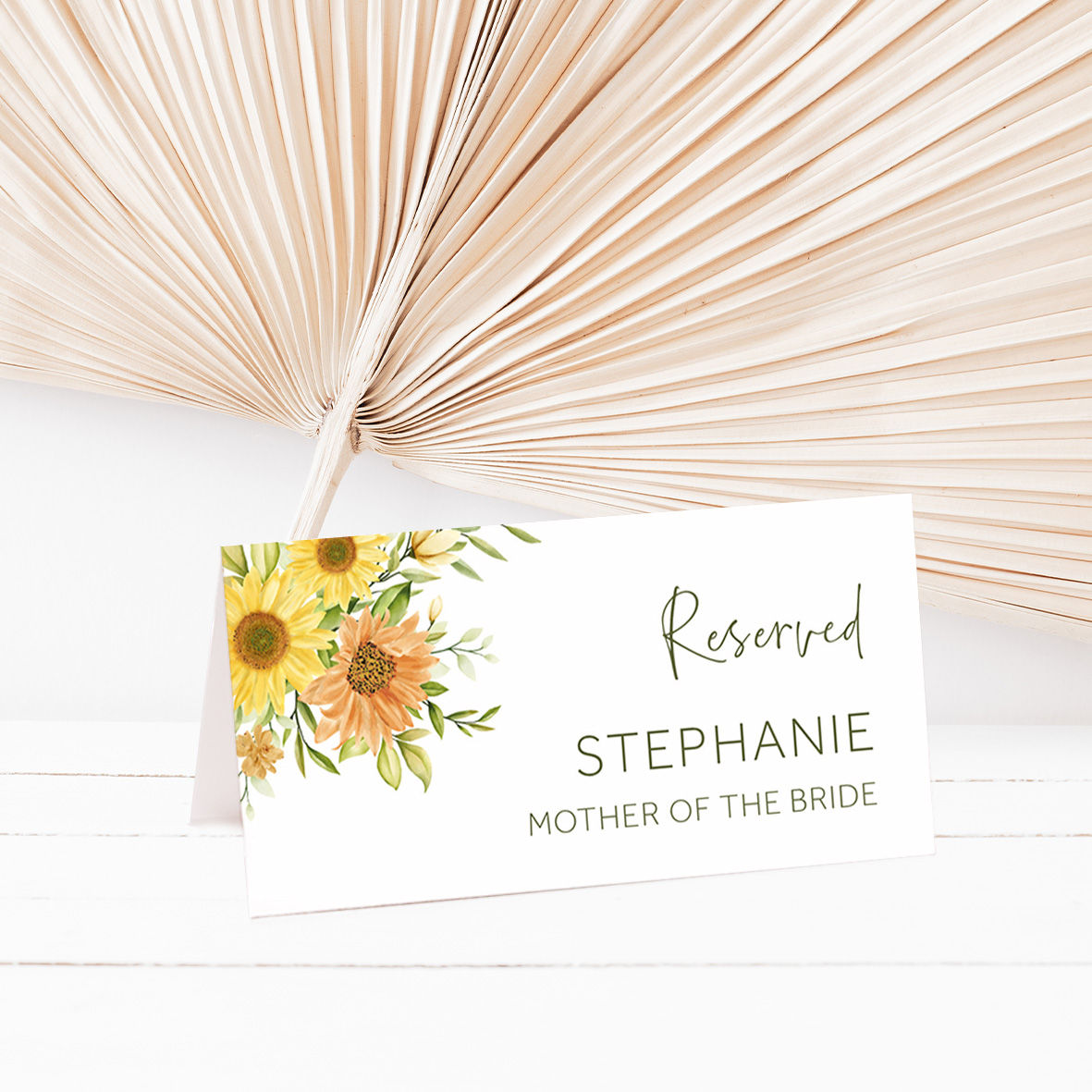 Tilly Reserved Seating Place Card