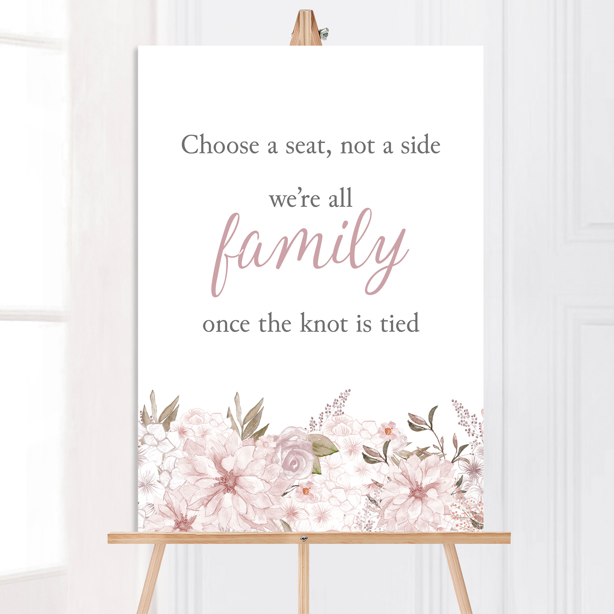 Summer Pick a Seat Sign