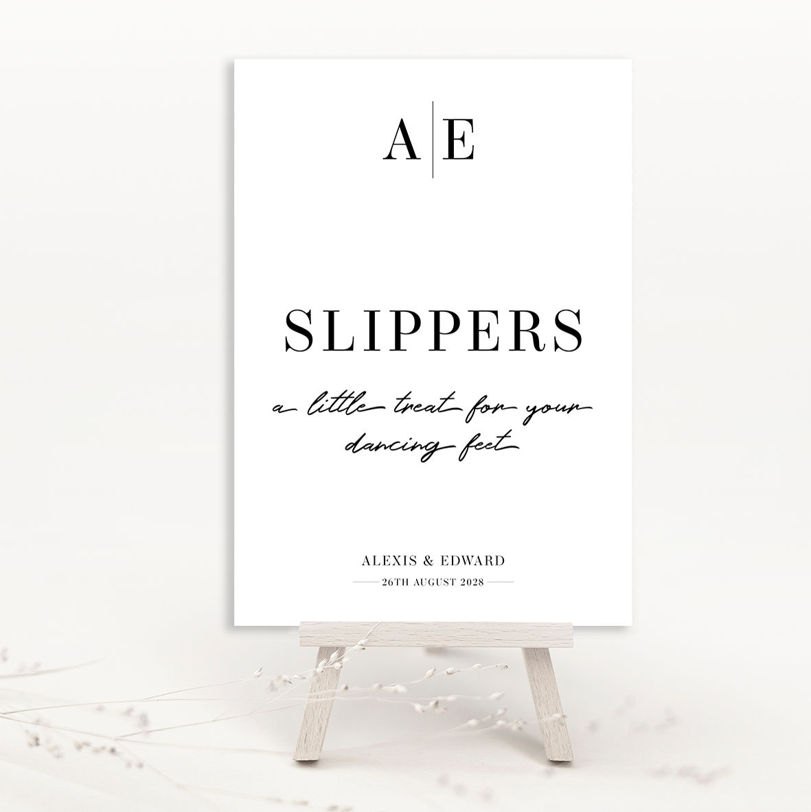 Genevieve Dancing Feet Sign