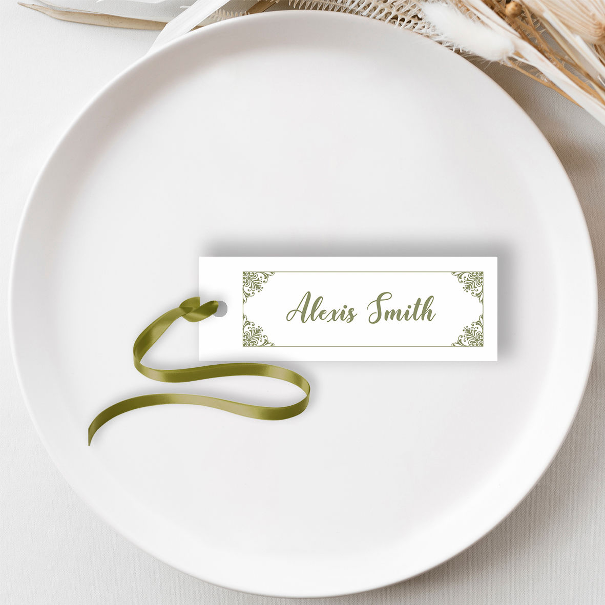 Sadie Place Setting Name Tag