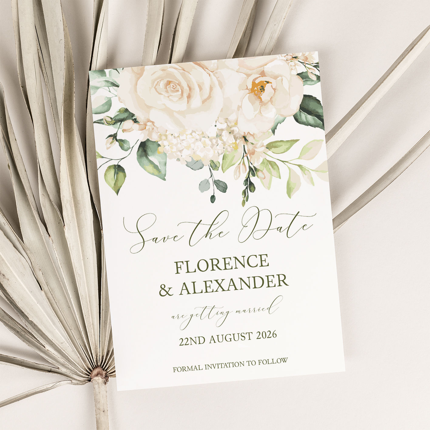 Chloe Save the Date Postcard