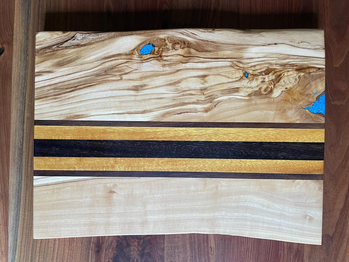 Live edge charcuterie board