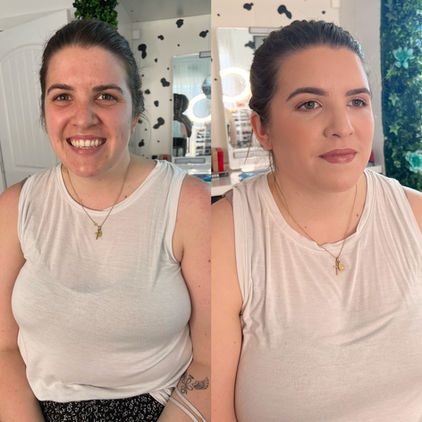 Soft Glam Bridal Makeup on fair skin