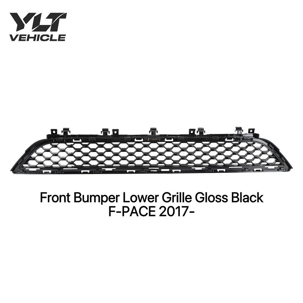 縮圖：Jaguar F-PACE Front Bumper Lower Grille 2017– Bright Gloss Black – CUS004BL