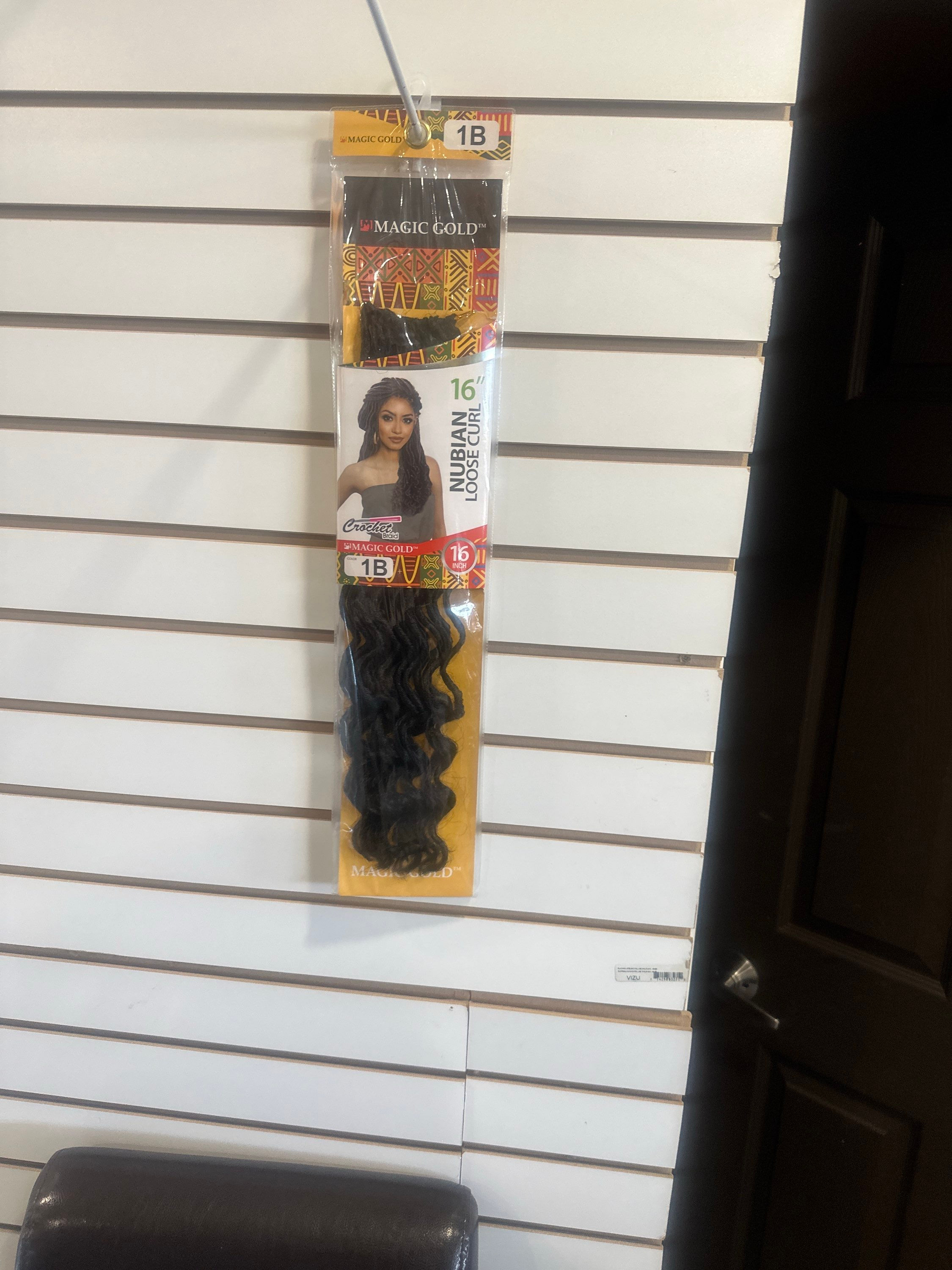 Magic Gold 16” Nubian Loose Curl Crochet Braid 1B