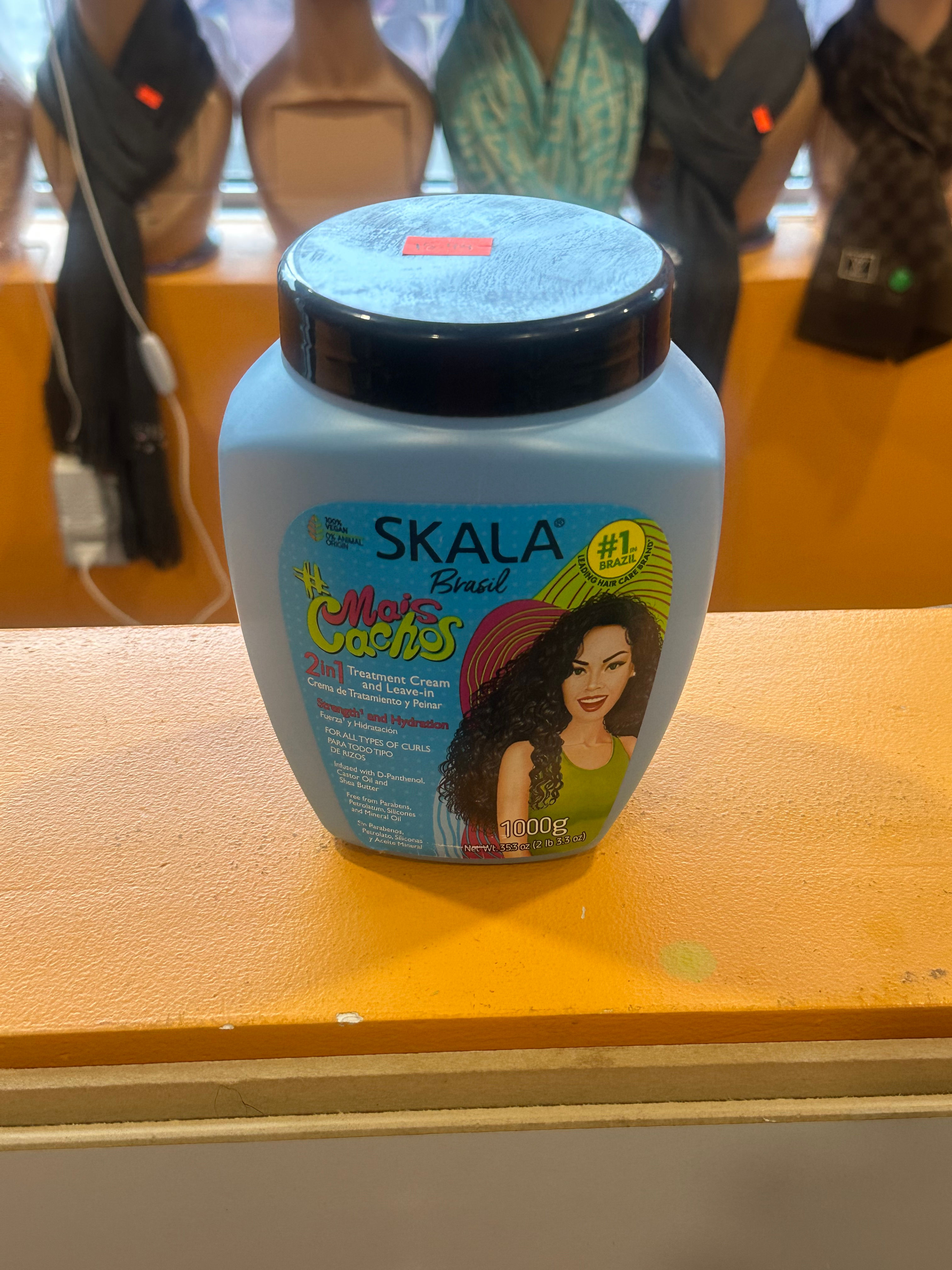 Skala Brasil Mais Cachos Crème de Traitement 2-en-1 & Sans Rinçage 1000g
