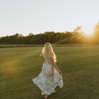 glowy field wake county graduation photoshoot graduation photos