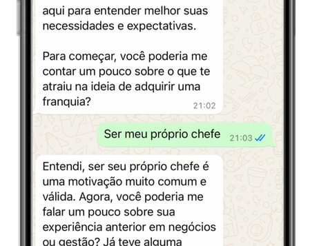 Alimentando seu time de vendas via WhatsApp e Chat com Agentes de Inteligência Artificial