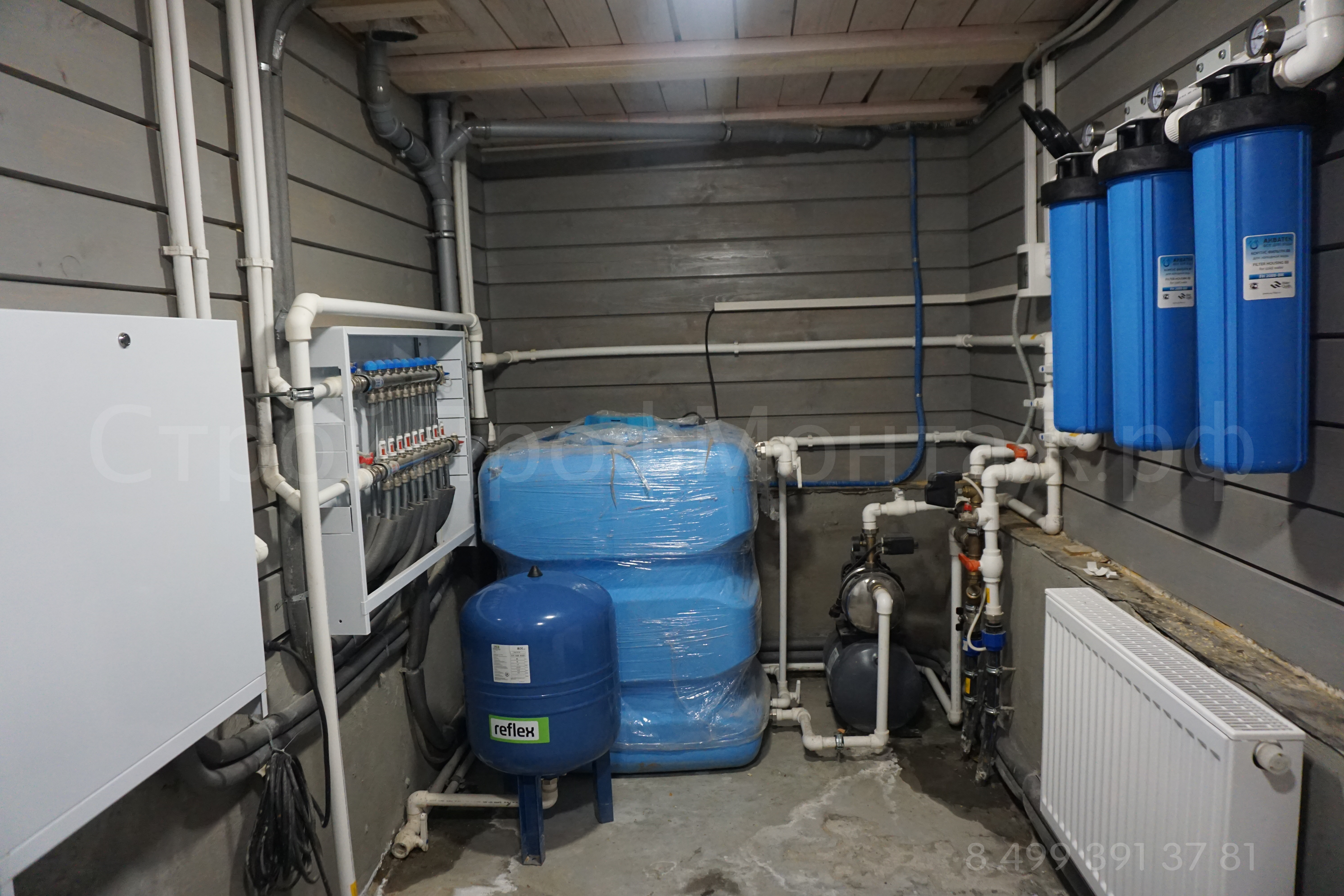 Водоснабжение частного дома привозной водой из емкости