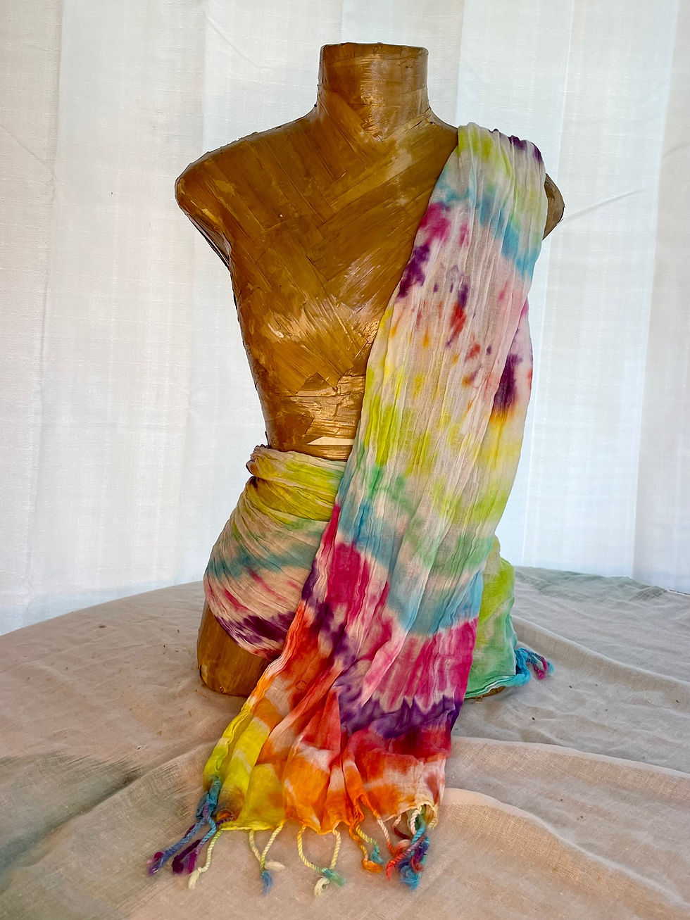 Thumbnail: BIG LOVE rainbow scarf