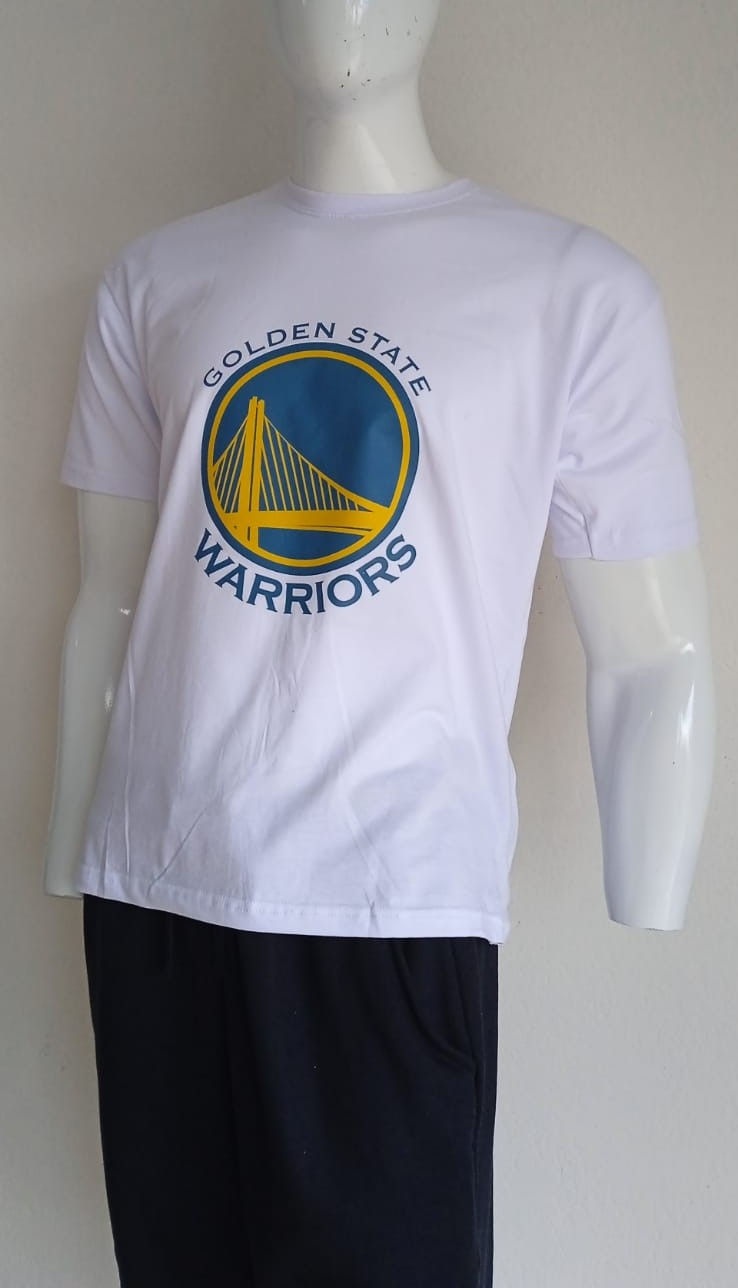 Camiseta Warriors - 100% Algodão
