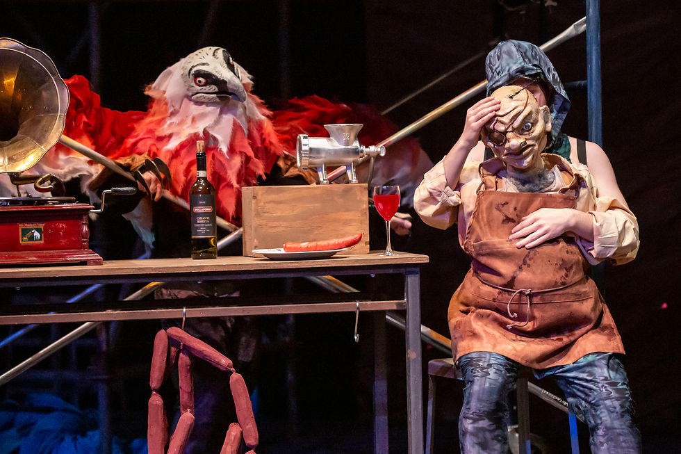 Mr. Zyclo and pet bird