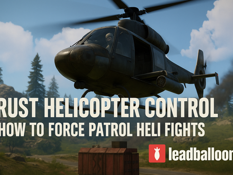 Rust Helicopter Control: How to Force Patrol Heli Fights