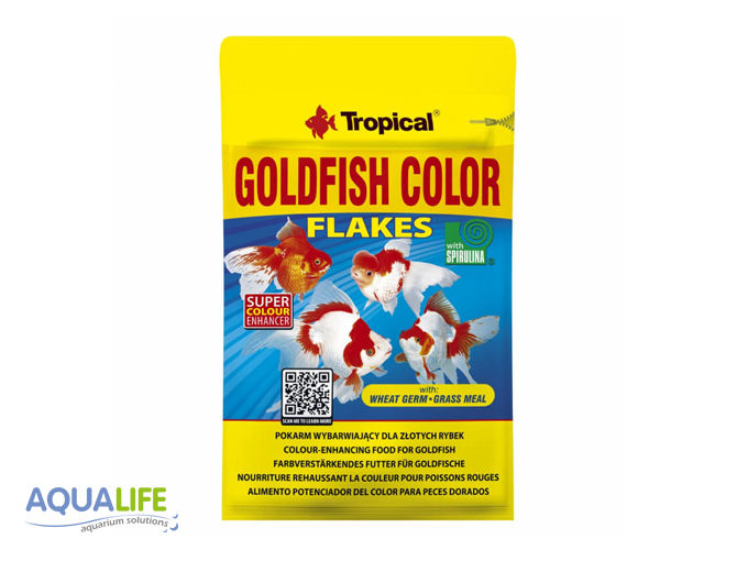 Tropical goldfish color flakes x 12grs
