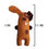 Thumbnail: Silly Puppy Leather Dog Toy