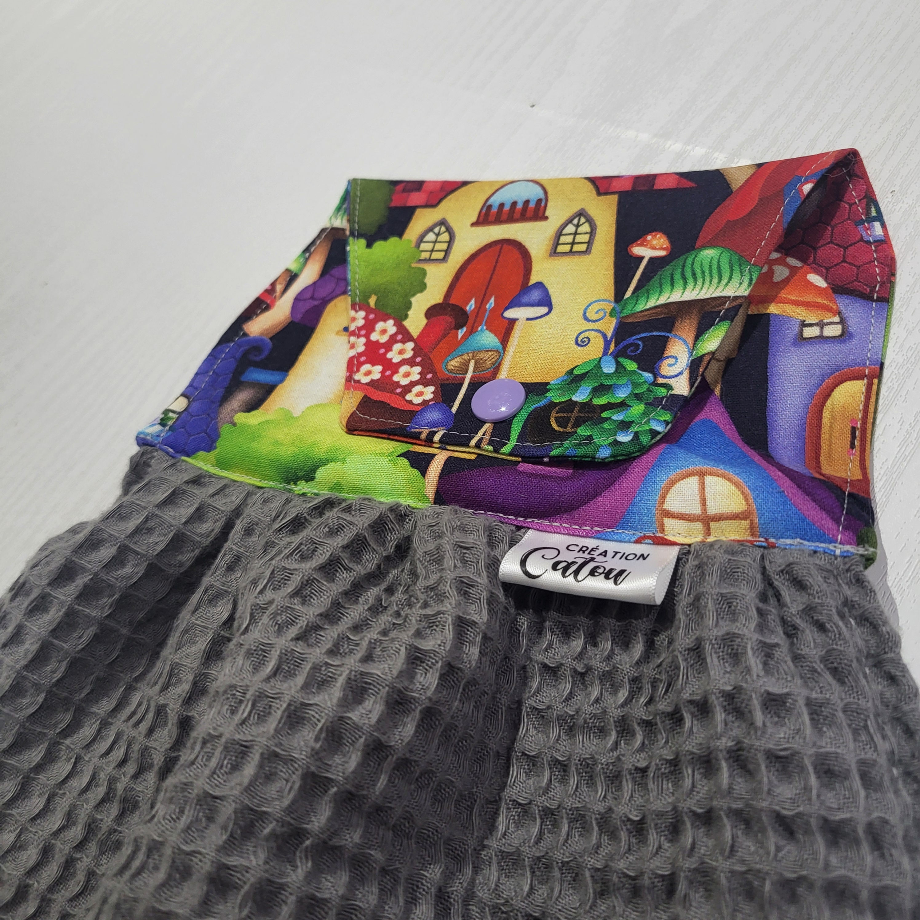 Essuie main maison champignon