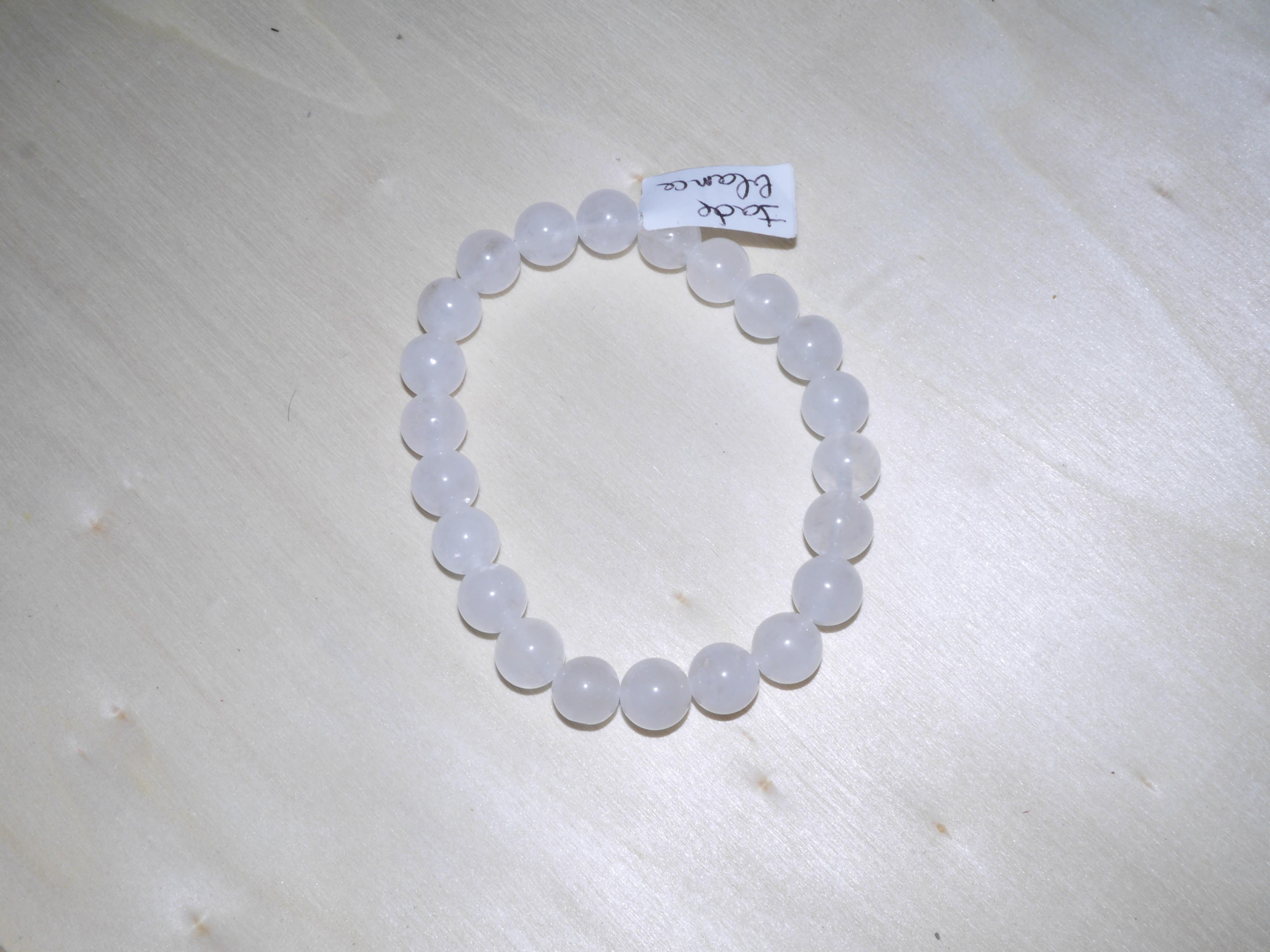 bracelet Jade Blanc