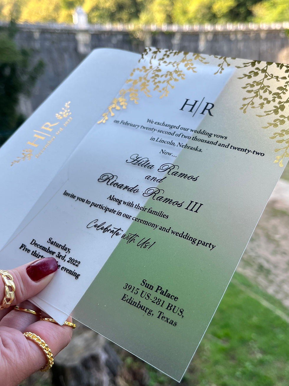 Miniaturbild: Acrylic Invitations